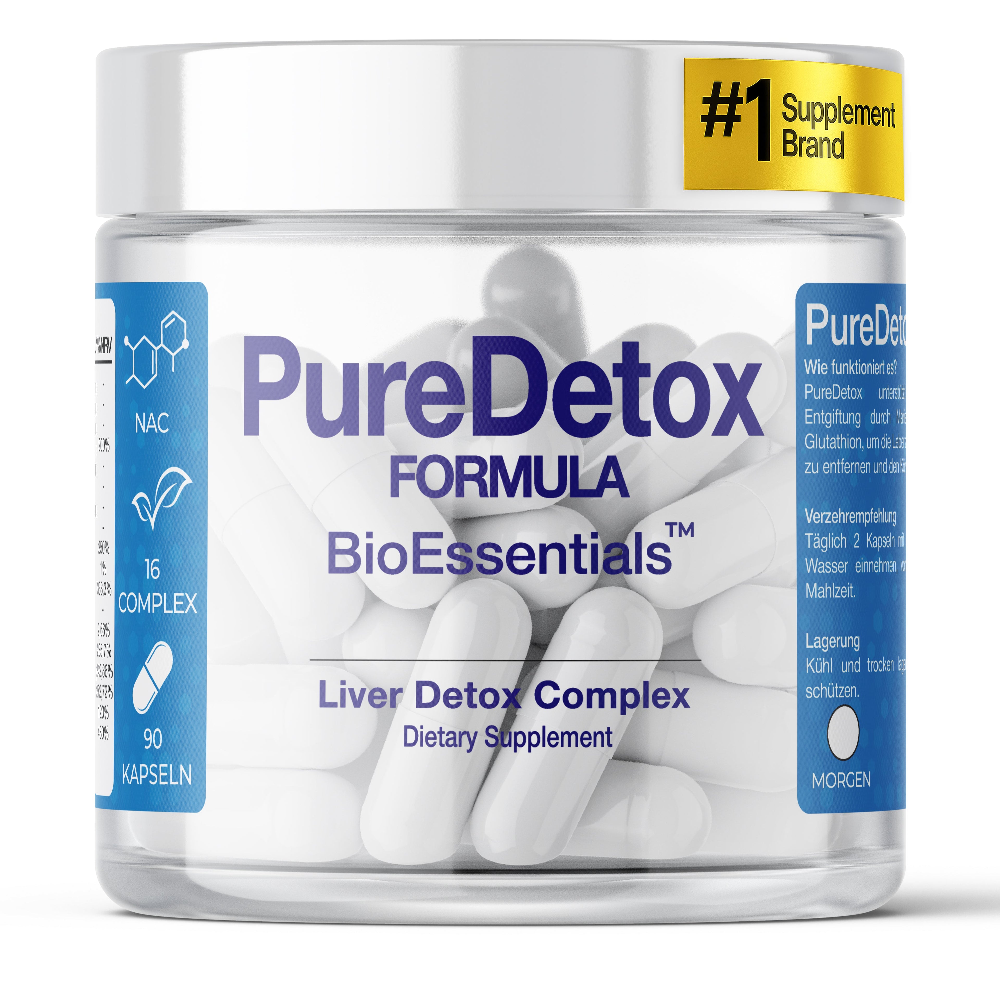 BioEssentials PureDetox Nahrungsergaenzungsmittel - Produktbild 1