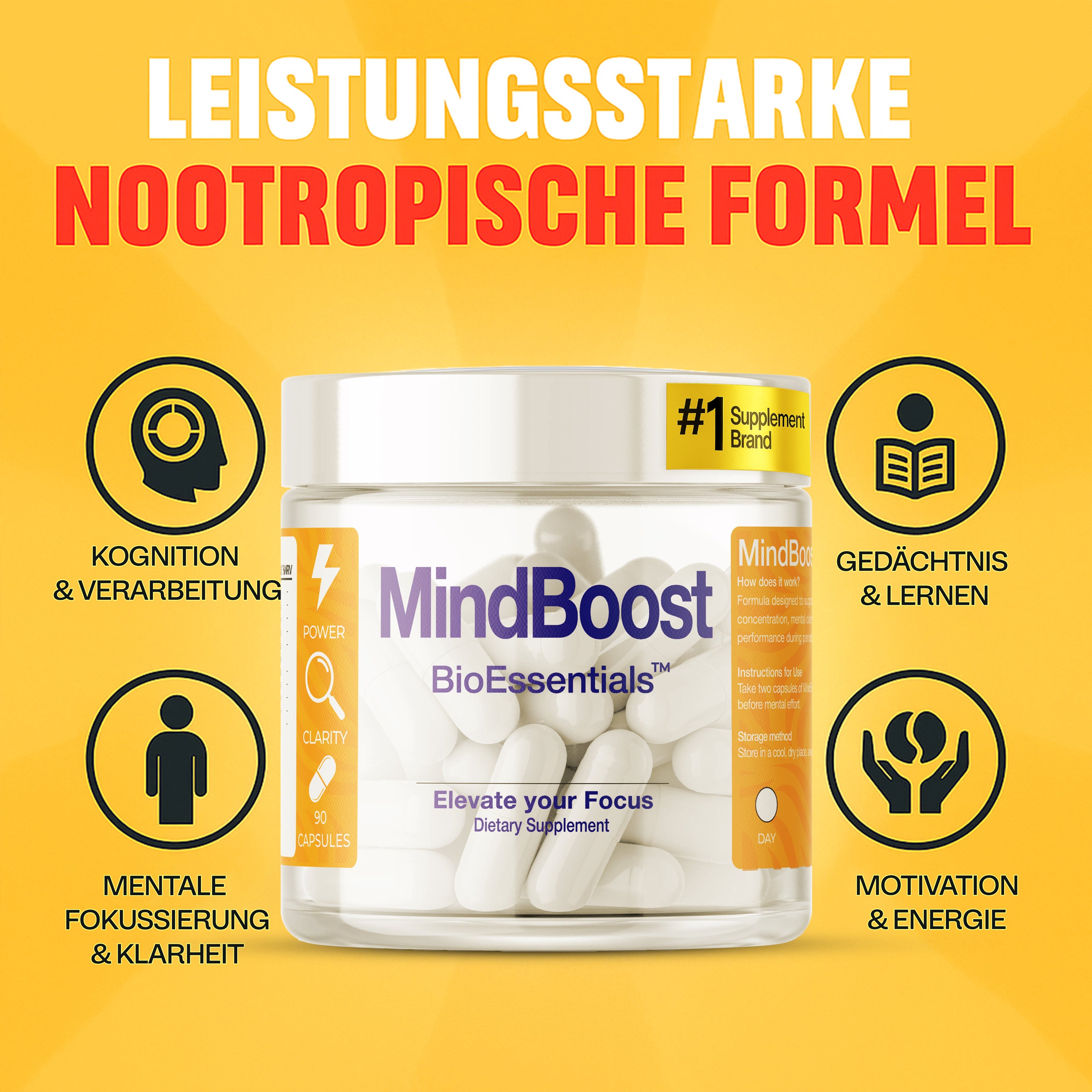 BioEssentials MindBoost Nahrungsergaenzungsmittel - Produktbild 6