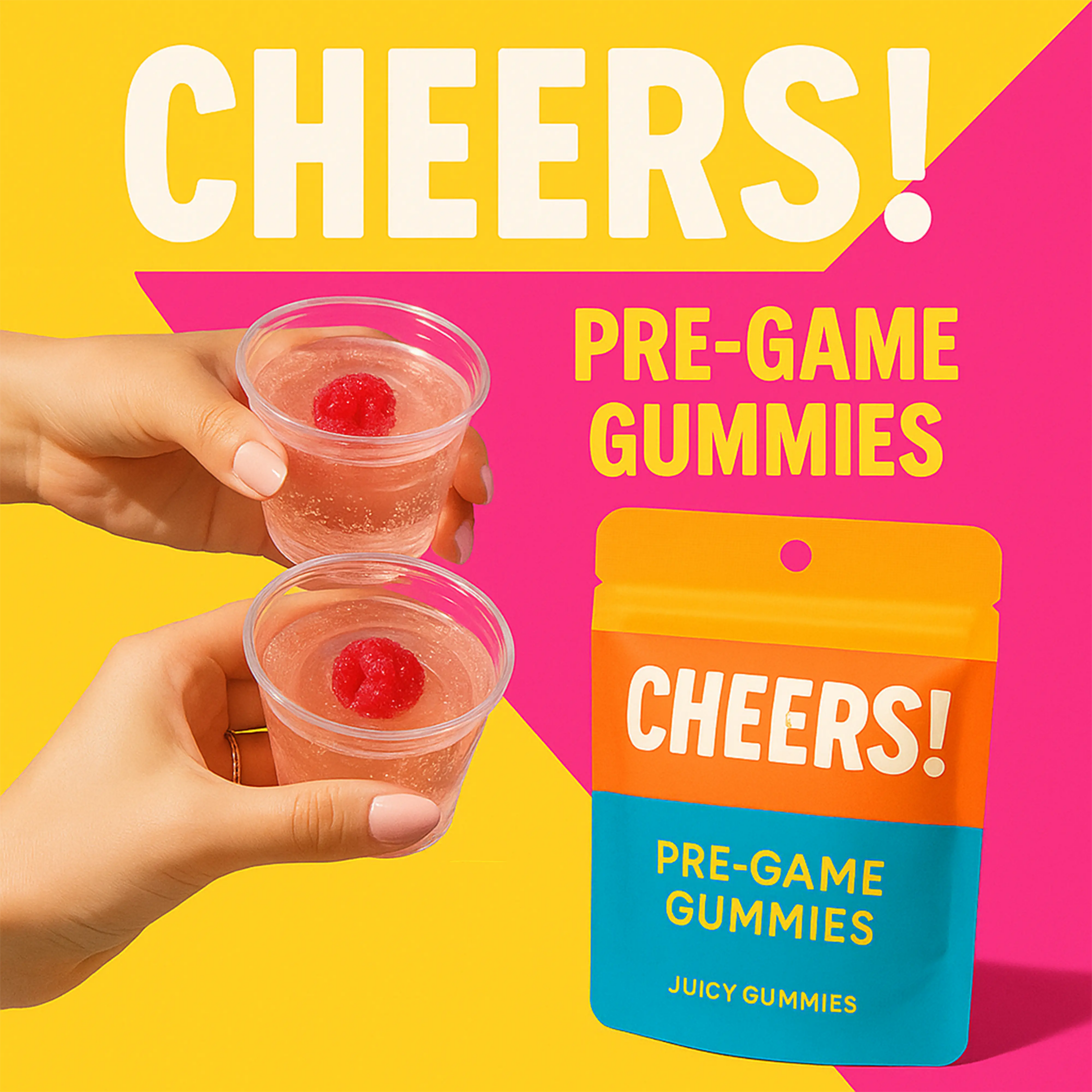 CHEERS!® Juicy Gummies Liver Support Supplement with DHM & Vitamins - 18 Doses for Balanced Social Wellness - BioEssentials