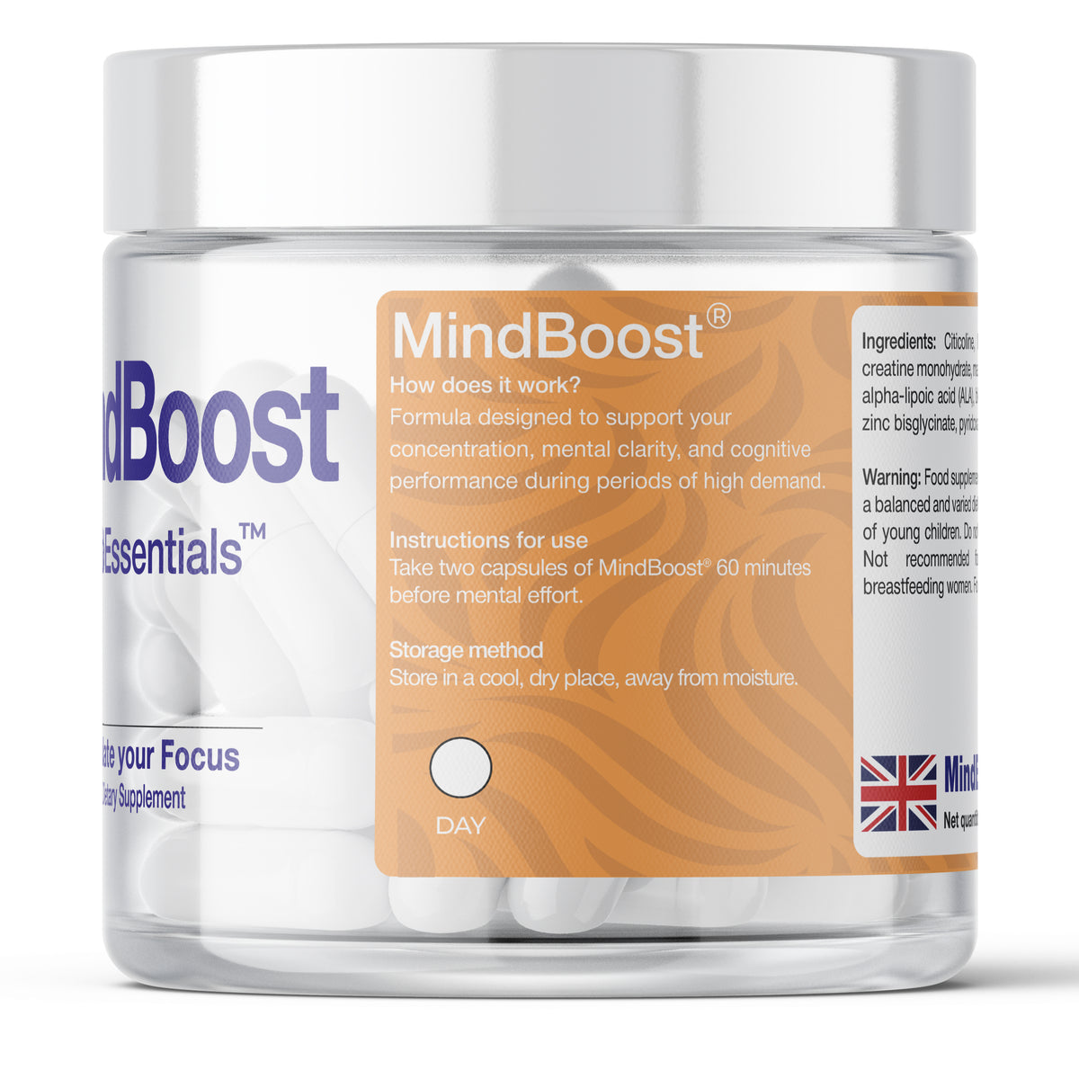 BioEssentials MindBoost 1200 PT01 - UK