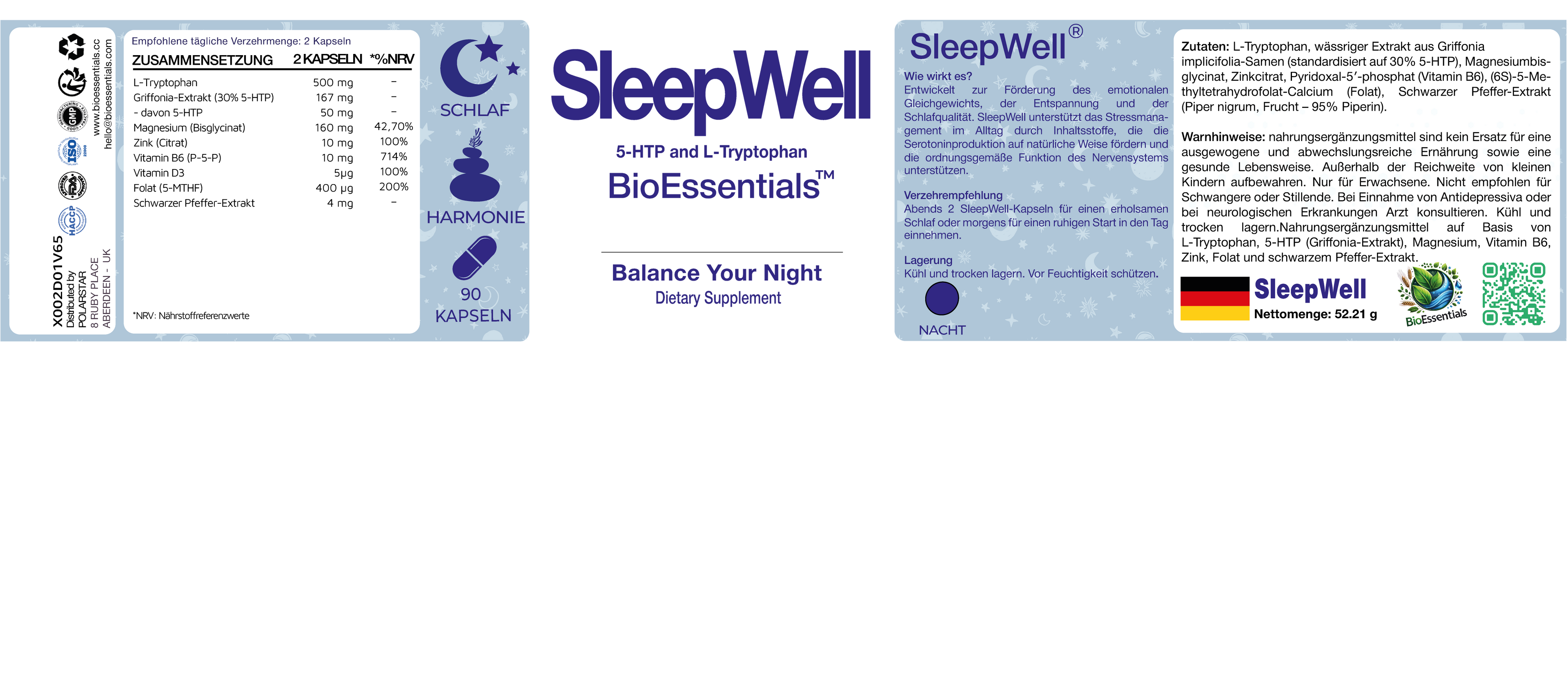 BioEssentials SleepWell Nahrungsergaenzungsmittel - Produktbild 13