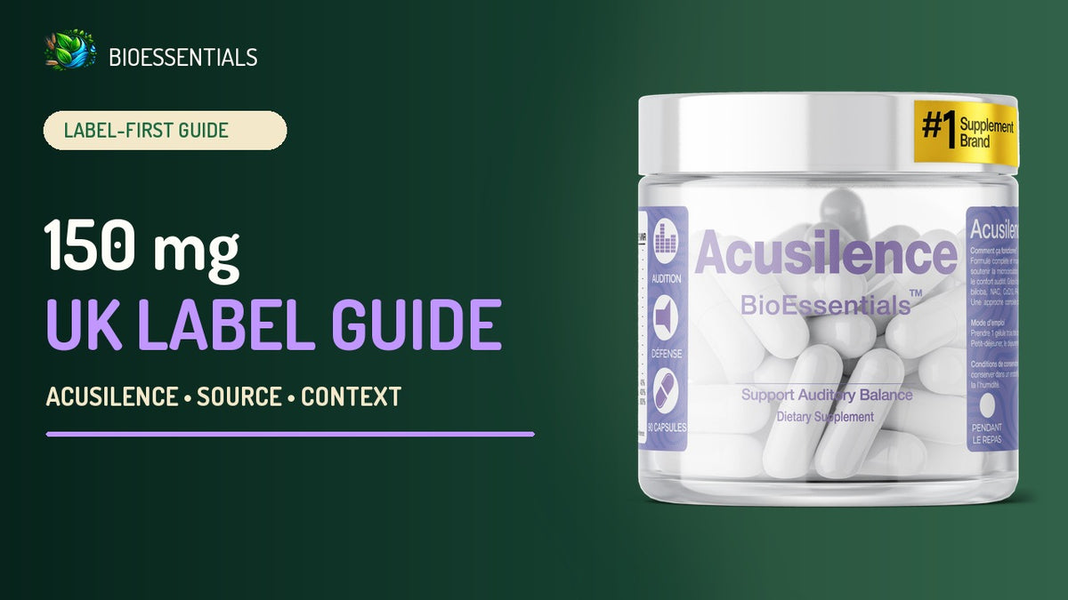 How to Read ACUSILENCE: 150 mg and the UK Label Explained