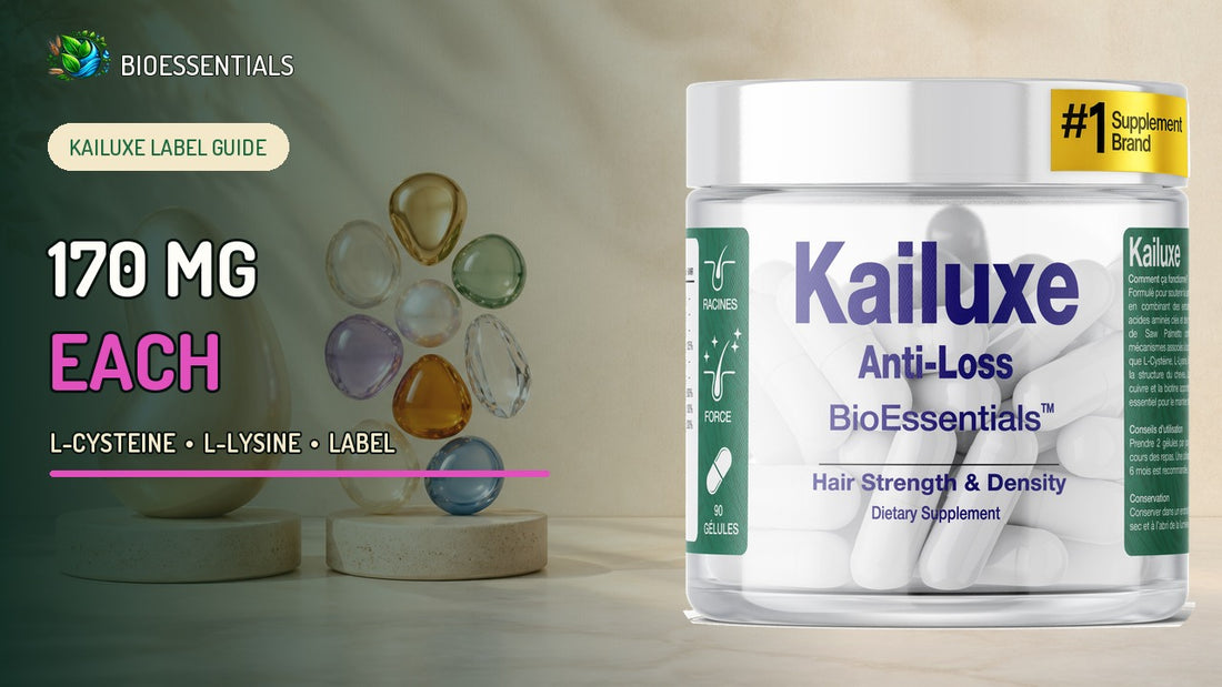 How to Read 170 mg of L-Cysteine and L-Lysine in KAILUXE