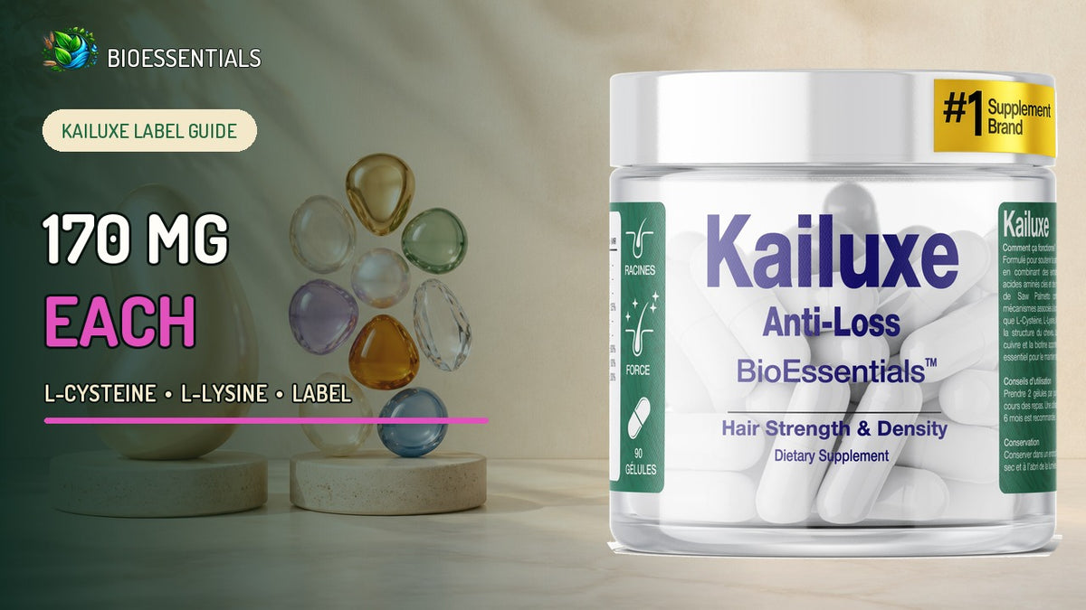 How to Read 170 mg of L-Cysteine and L-Lysine in KAILUXE