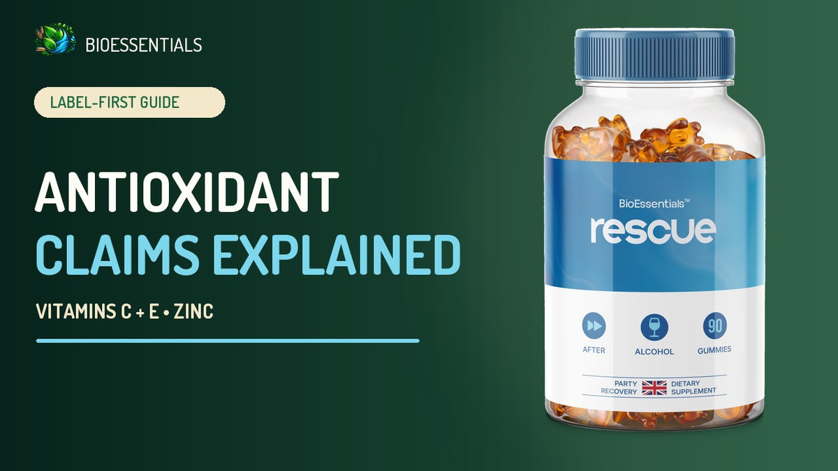 Antioxidant Claims Explained: Restore Gummies C, E and Zinc