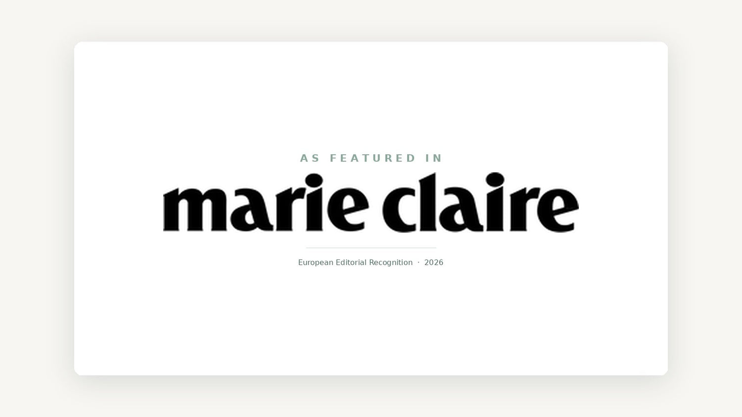 BioEssentials featured in Marie Claire France