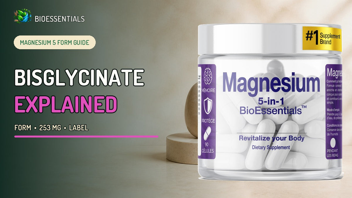 How Magnesium Bisglycinate Fits the MAGNESIUM 5 Formula