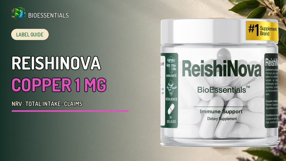 How to Check Copper Overlap: 1 mg and 100% NRV in REISHINOVA