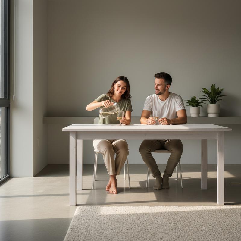 Two friends in a calm morning setting after a social night — next-day wellness routine
