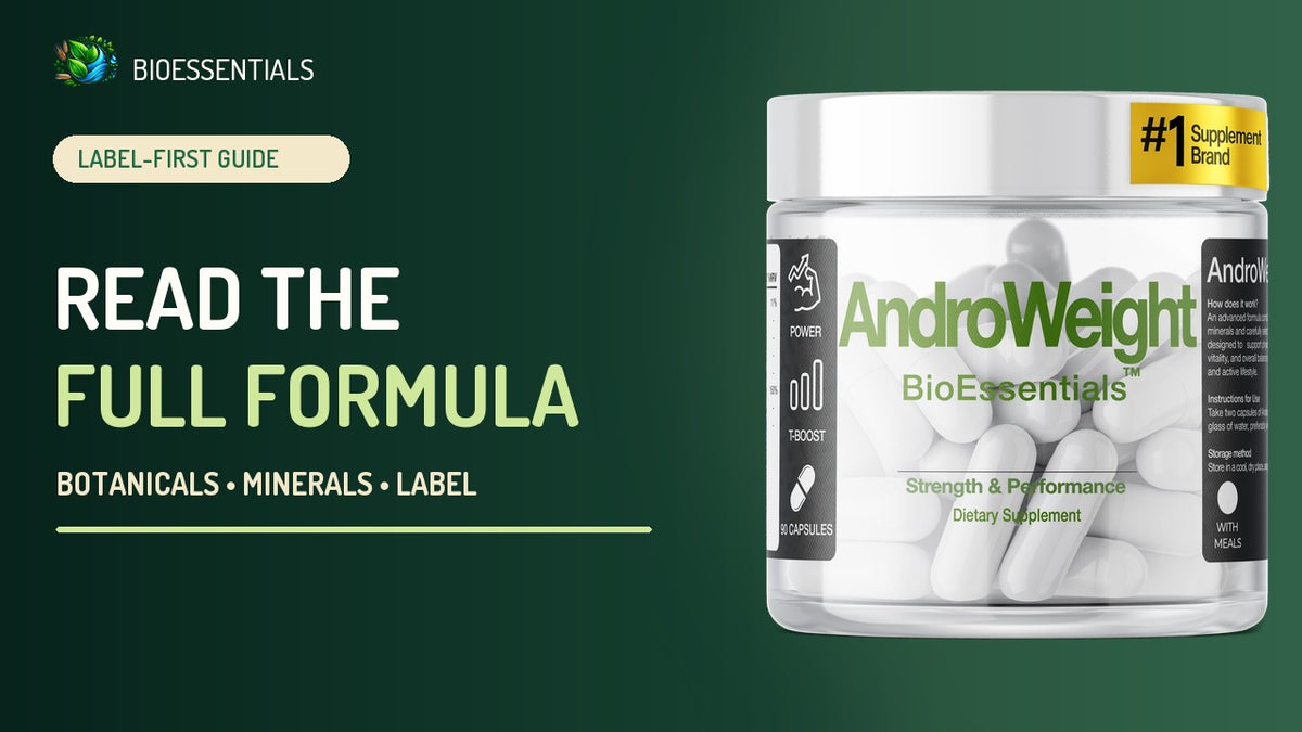 How to Read AndroWeight: Botanicals, Minerals and Daily Use
