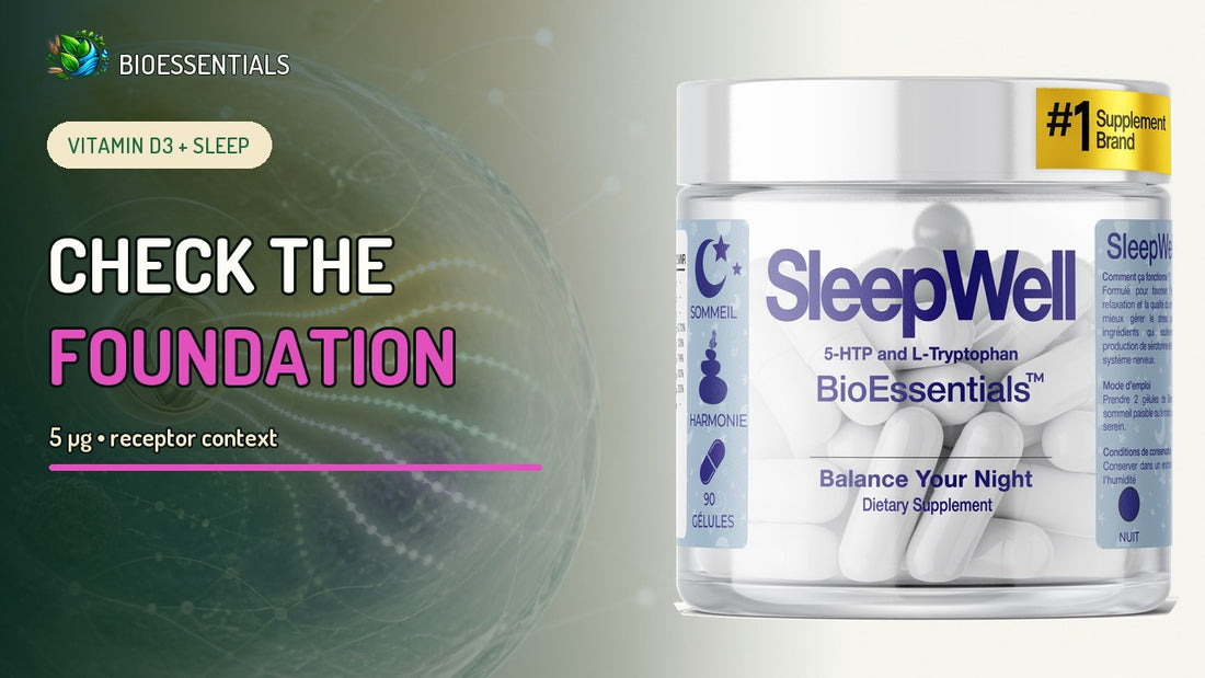 What Vitamin D3 Does in the Layered SLEEPWELL Evening Formula