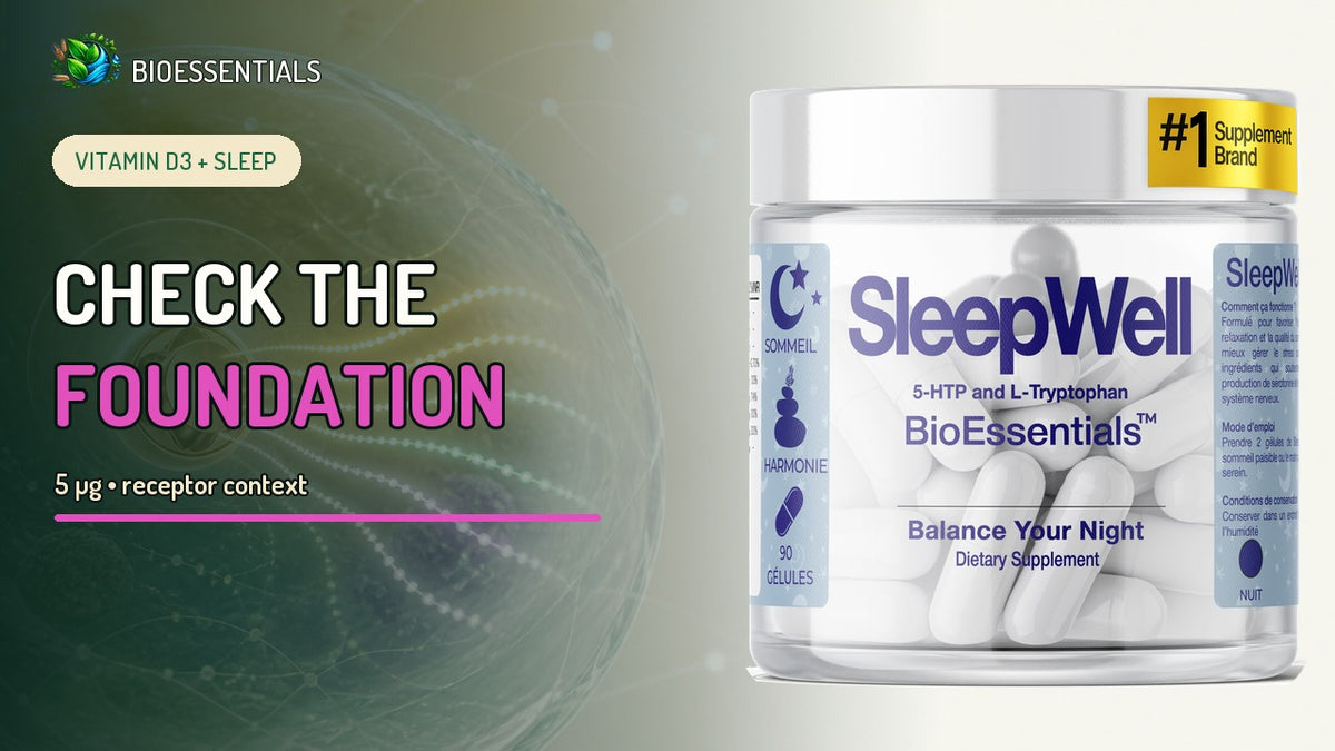 What Vitamin D3 Does in the Layered SLEEPWELL Evening Formula