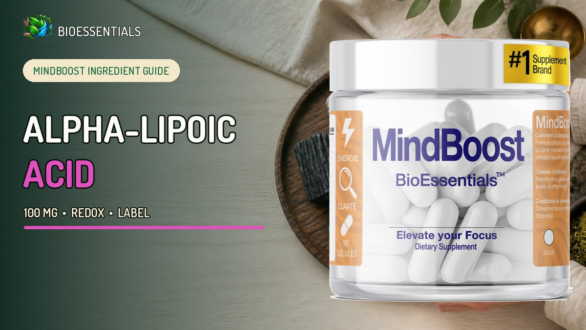 Alpha-Lipoic Acid in MINDBOOST: Formula and Label Guide