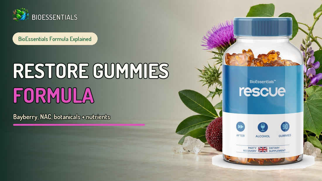 RESTORE GUMMIES Explained: Botanicals, NAC and the Five-Gummy Label