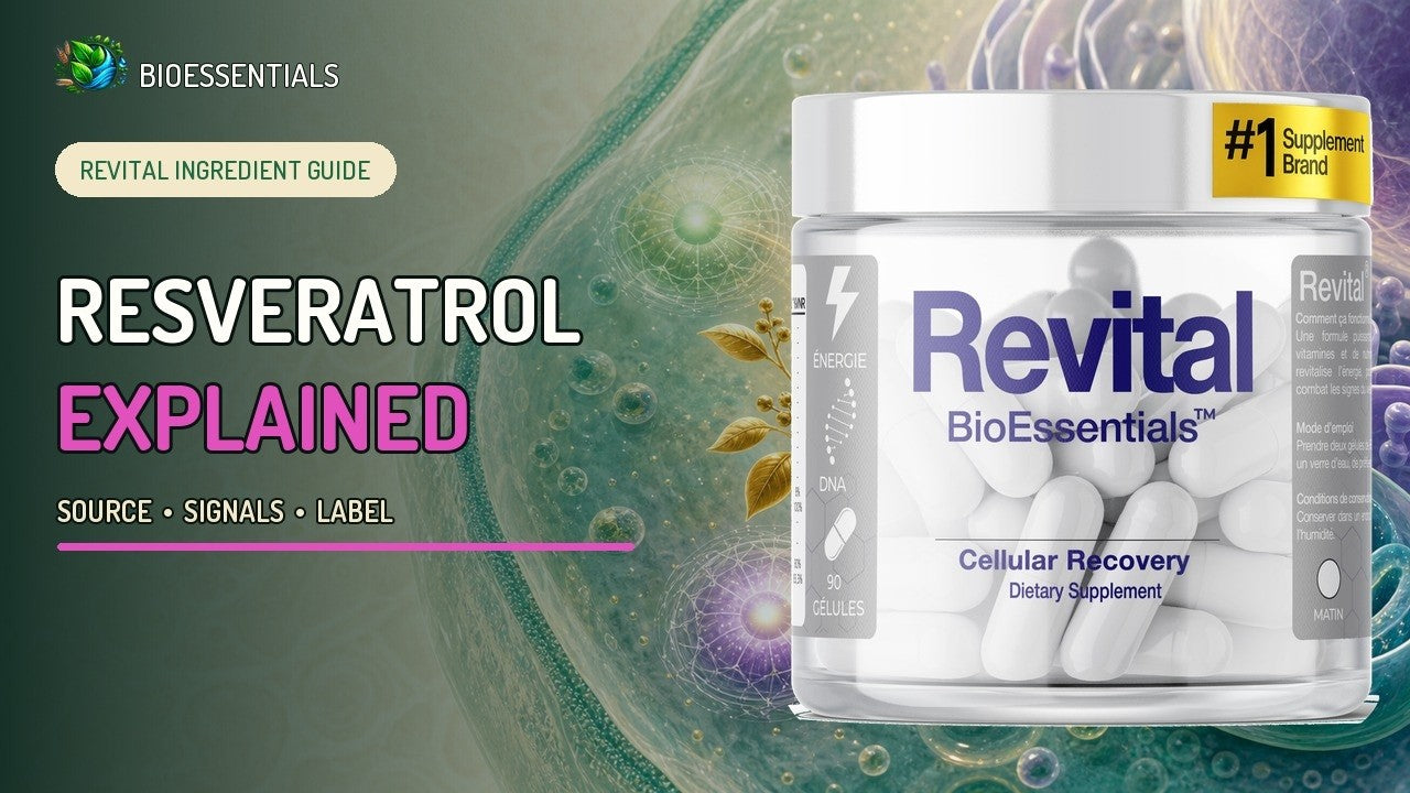 How Trans-Resveratrol Fits BioEssentials Revital’s Energy Formula