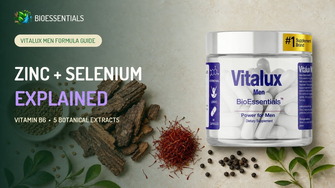 Vitalux Men Explained: Zinc, Selenium & Botanical Formula Guide