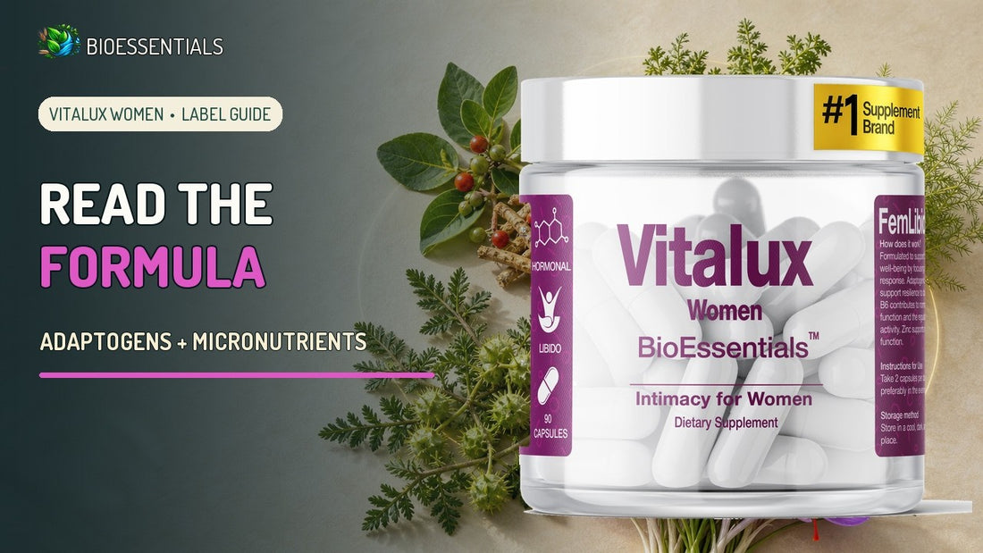 Vitalux Women Explained: Adaptogens, Micronutrients & Label Guide