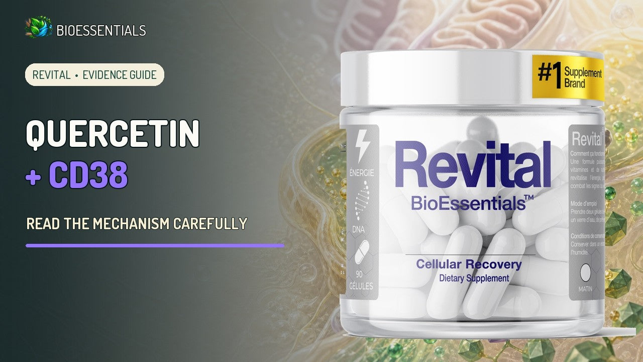 How Quercetin Relates to CD38 and NAD in BioEssentials Revital