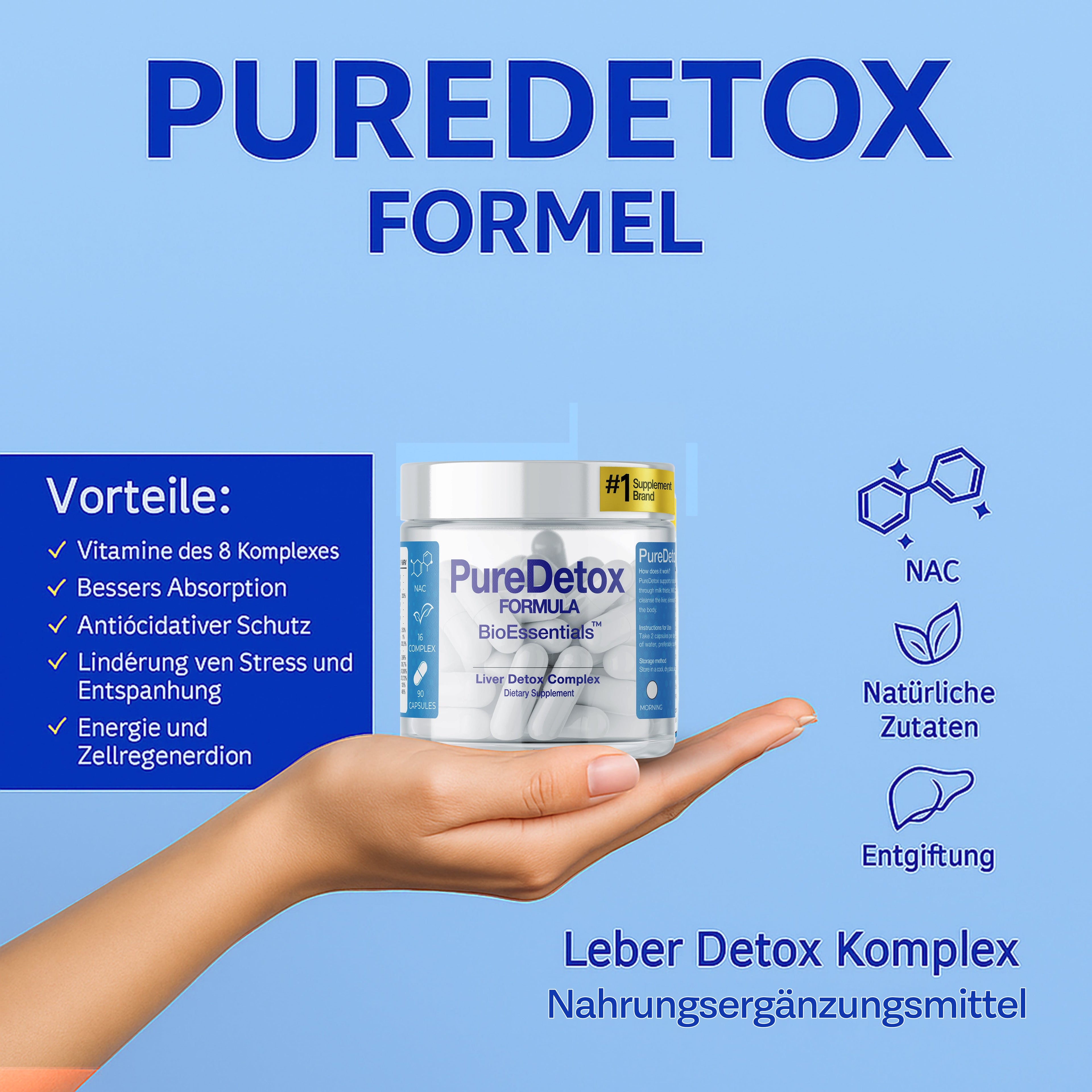 BioEssentials PureDetox Nahrungsergaenzungsmittel - Produktbild 7