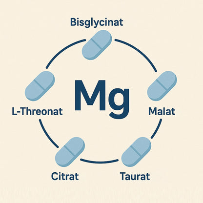 MAGNESIUM 5® 1950 mg – High-Absorption 5-Form &amp; Complex Full-Spectrum Magnesium - L-Threonate, Bisglycinate, Malate, Taurate &amp; Citrate BioEssentials