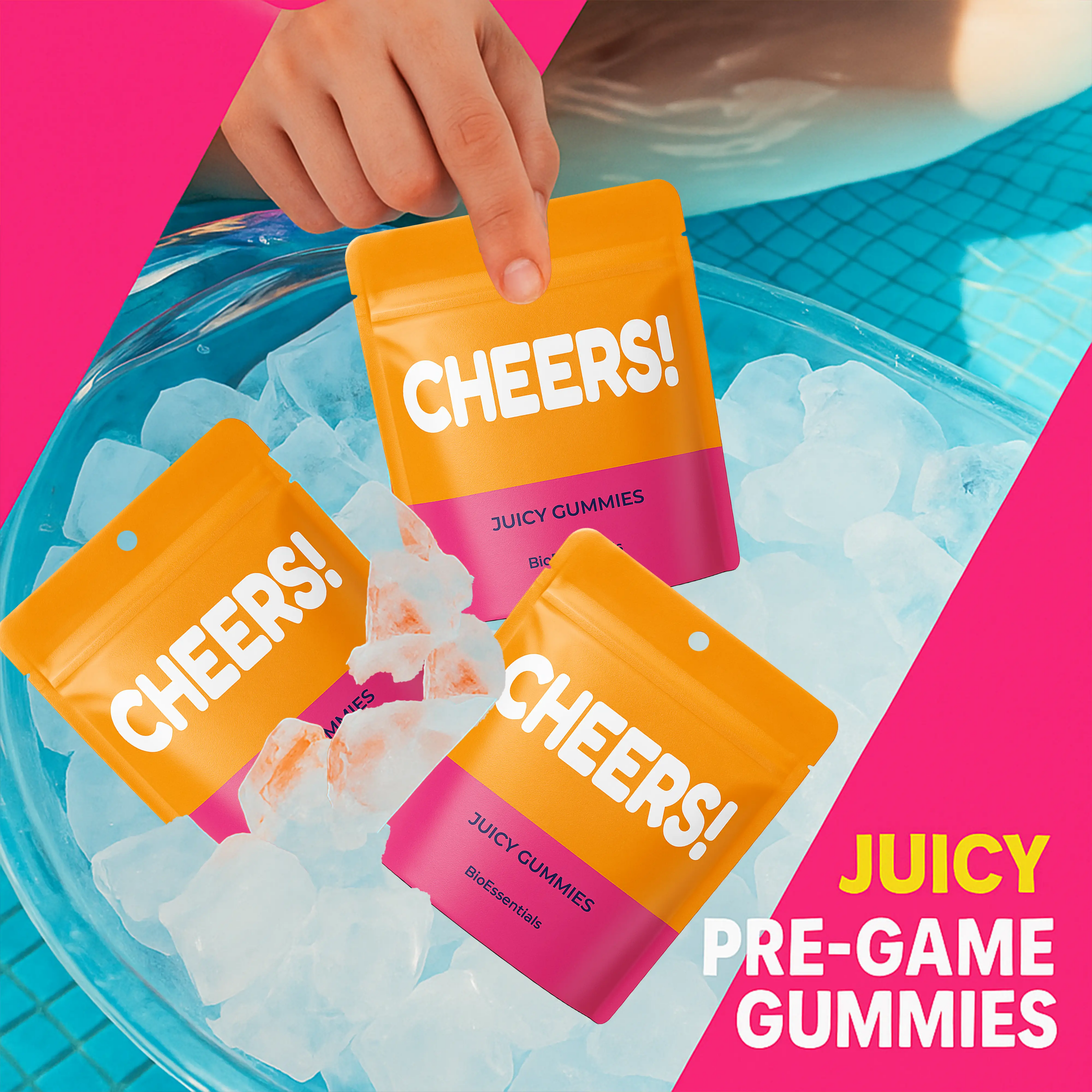 CHEERS!® Juicy Gummies Liver Support Supplement with DHM &amp; Vitamins - 18 Doses for Balanced Social Wellness - BioEssentials