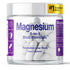 Magnesium 5-in-1 dietary supplement bottle with 90 capsules, clear label and health icons