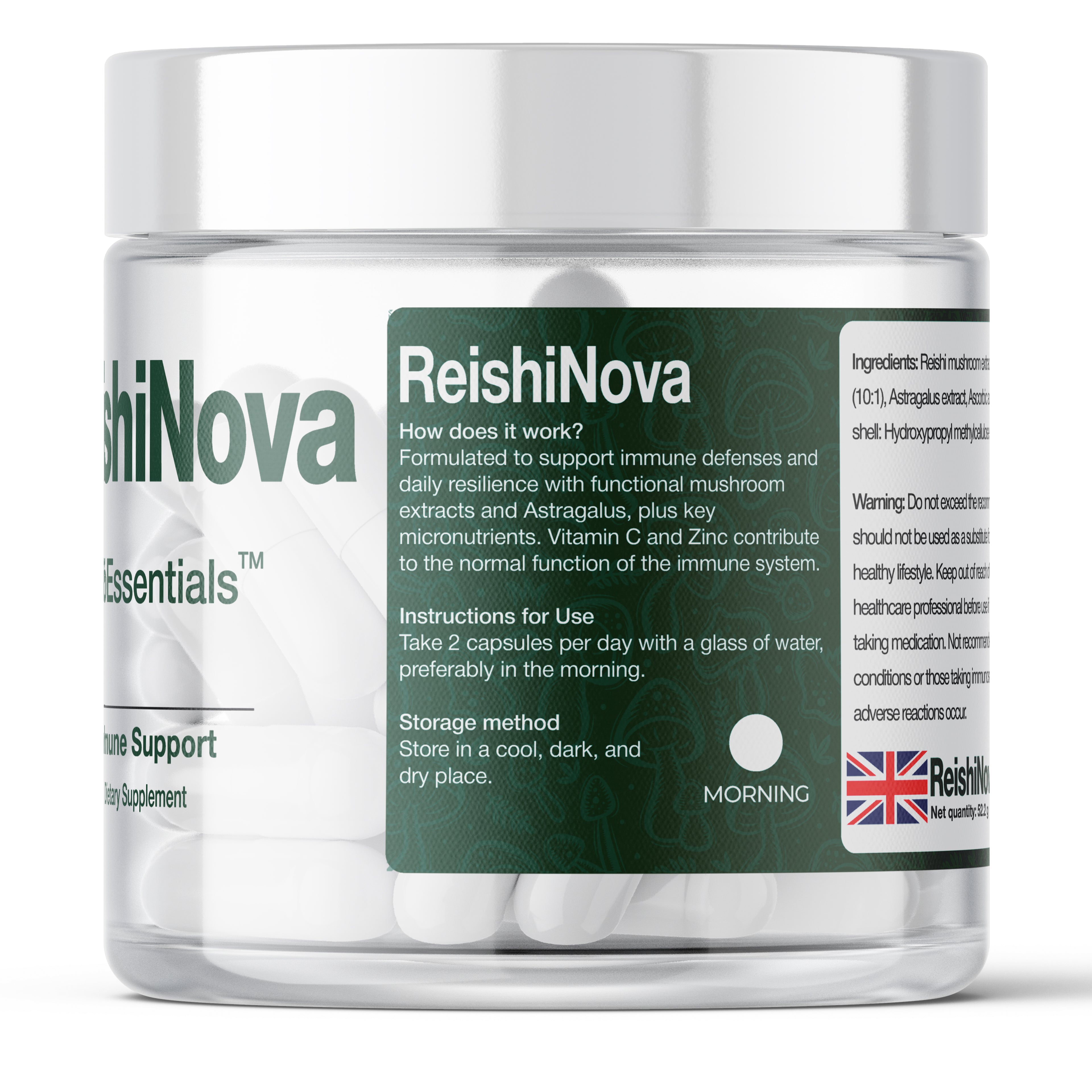 BioEssentials ReishiNova secondary product image - EN