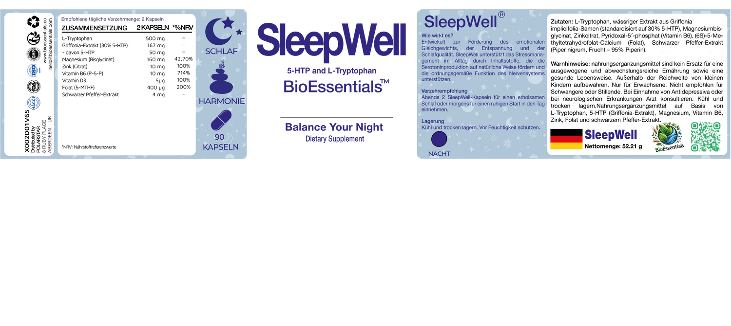 BioEssentials SleepWell Nahrungsergaenzungsmittel - Produktbild 13