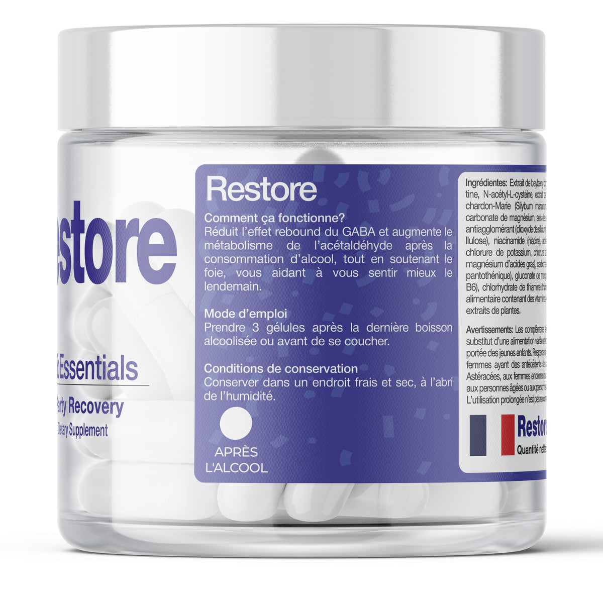 BioEssentials Restore 72 capsules PT01 [FR] be-gallery-20261026:407862dc04afa0d9