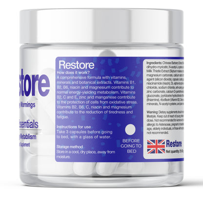 BioEssentials Restore 36 capsules PT01 [UK] be-gallery-20261026:b7aca16675021083