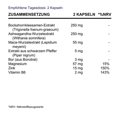 BioEssentials AndoWeight supplement facts - DE