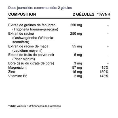 BioEssentials AndoWeight supplement facts - FR