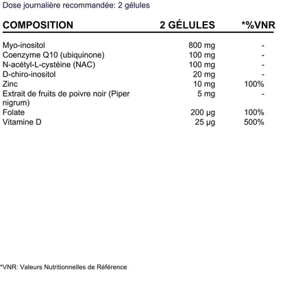 BioEssentials MyoBalan supplement facts - FR